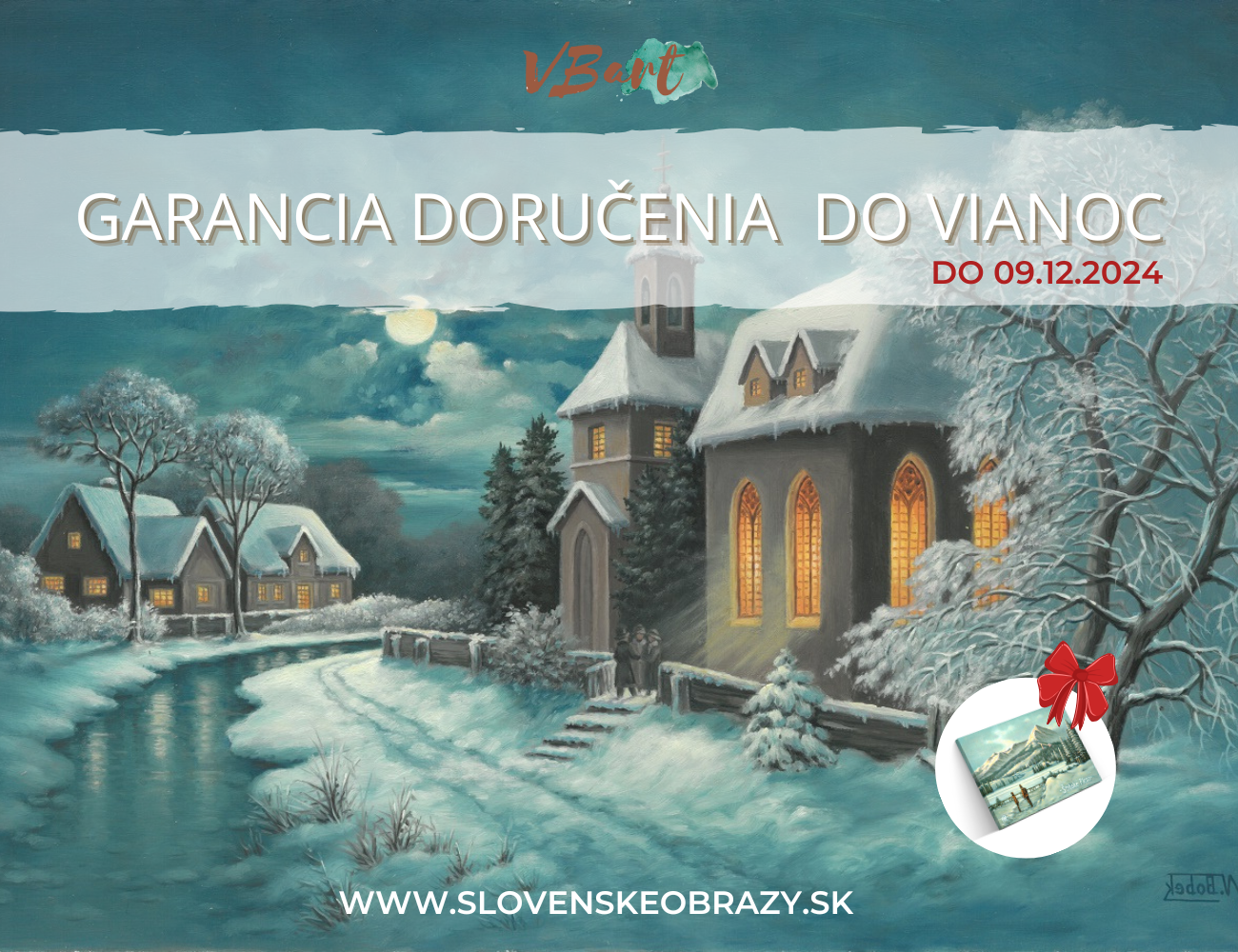 Banner dodania do vianoc VBart 2024 